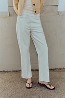 Z1975 STRAIGHT HIGH-WAISTED CROSSOVER JEANS