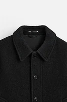 BOUCLÉ TEXTURED WOOL JACKET