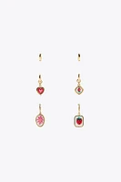 CHARMS HOOP EARRINGS PACK