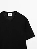 Silk blend knit T-shirt - Limited Edition