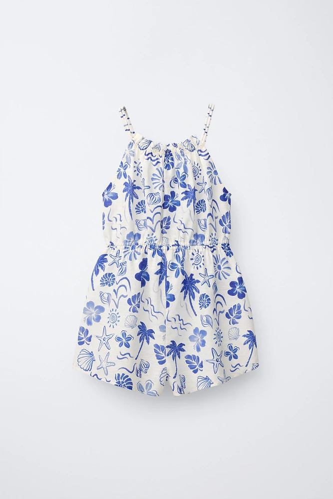 COMBI-SHORT IMPRIMÉ COQUILLAGES