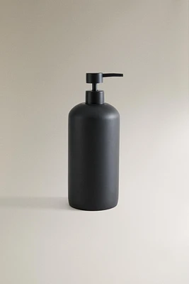 BLACK RESIN SOAP DISPENSER