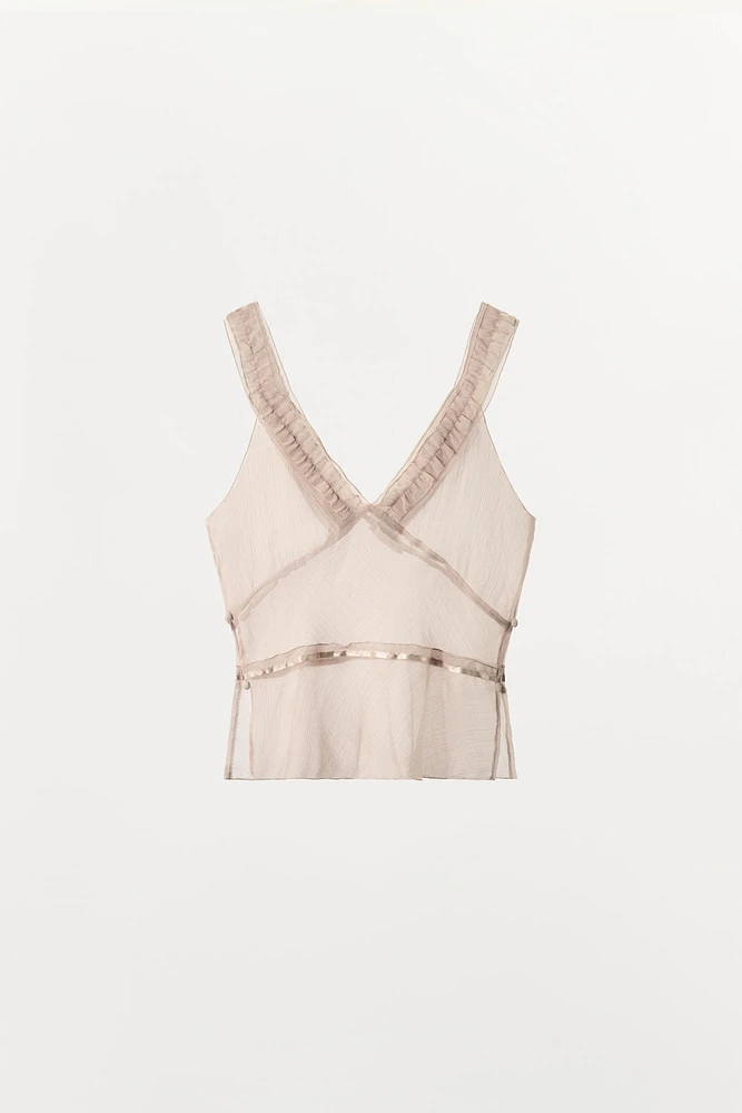 BUTTON CAMISOLE TOP
