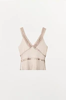 BUTTON CAMISOLE TOP