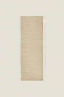 WOOL AND COTTON RUNNER RUG