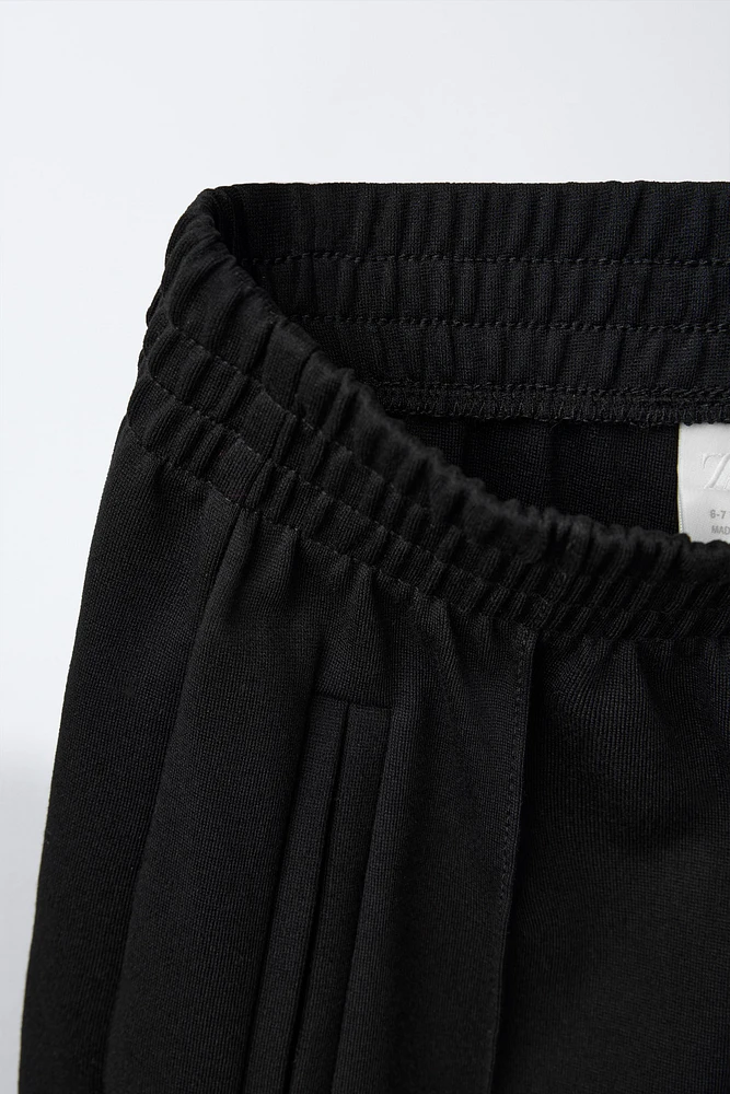 WIDE LEG SEAM DETAIL PANTS