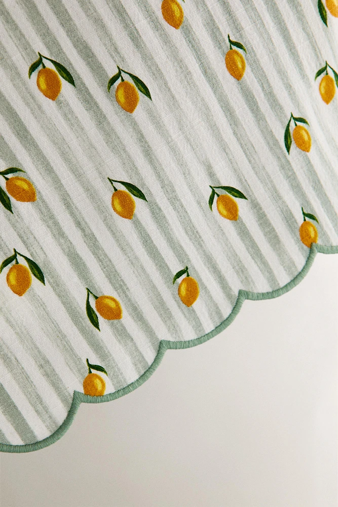 TORCHON CUISINE COTON CITRONS