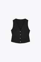 STRUCTURED VEST TOP