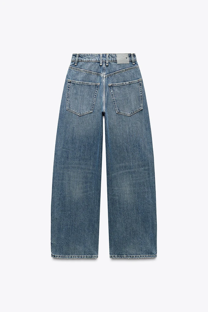 TRF MID-RISE BAGGY JEANS