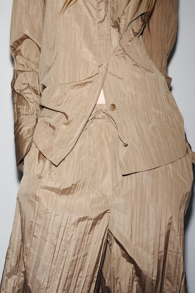 ZW COLLECTION PLEATED PALAZZO PANTS