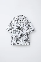PALM TREE PRINT SHIRT