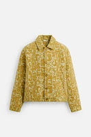 TEXTURED JACQUARD JACKET