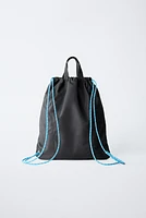 SPORTY DRAWSTRING BACKPACK