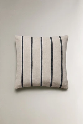 STRIPED THROW PILLOW COVER