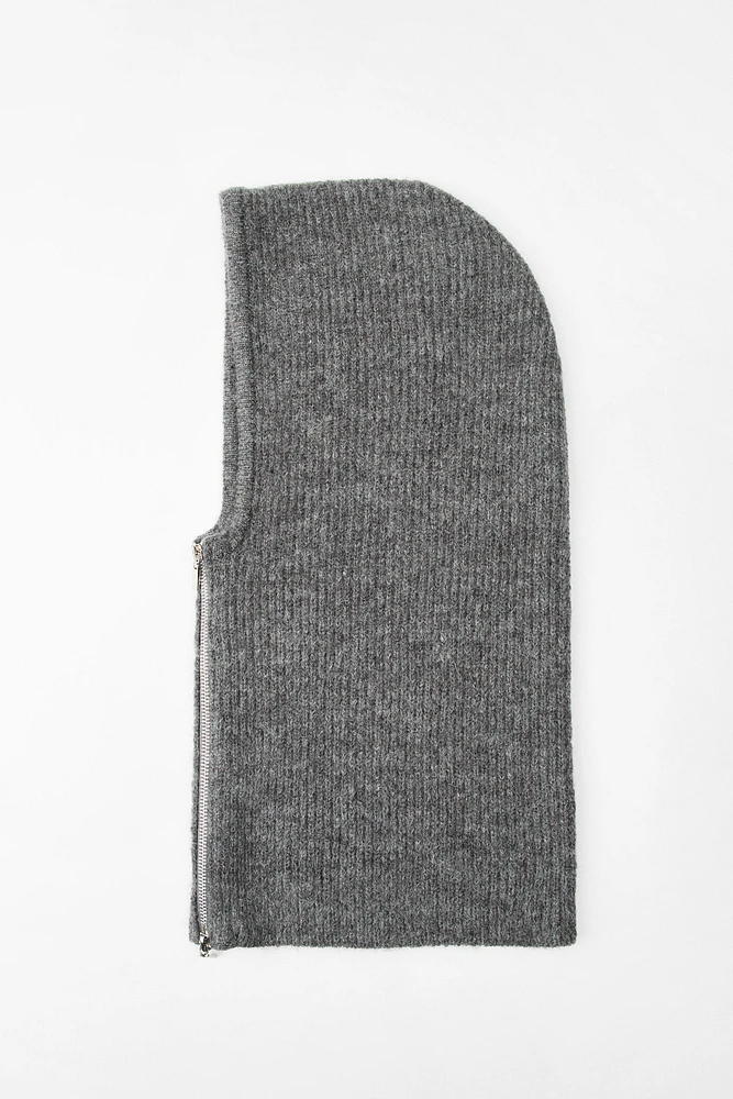 CAGOULE CÔTELÉE AVEC ZIP
