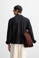 VESTE EN CUIR DAIM