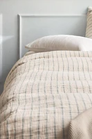 COUVRE-LIT ENFANT GAZE RAYURES