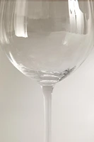 VERRE À VIN CRISTALLIN RELIEF