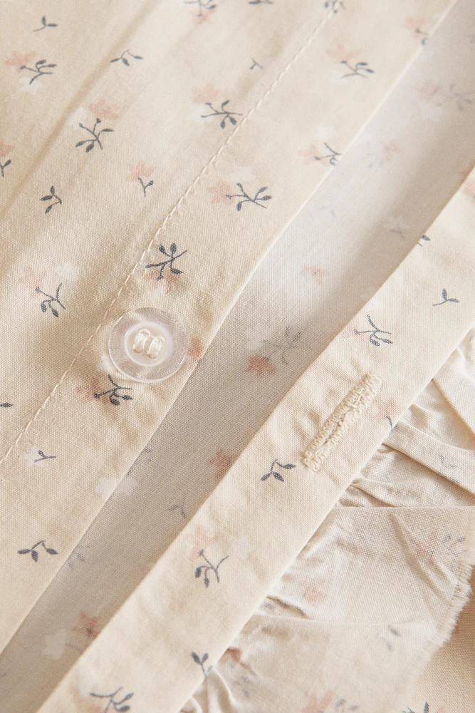 DRAP DE DESSUS ENFANT VOLANT FLEUR