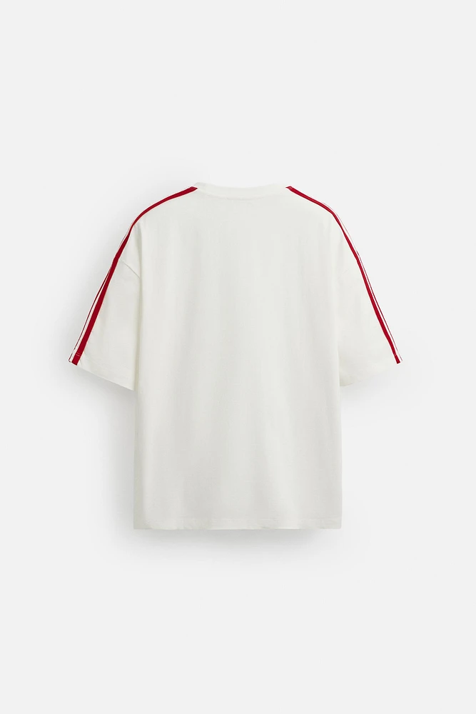 FLAG EMBROIDERY T-SHIRT
