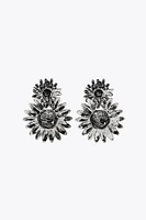 DOUBLE FLOWER EARRINGS