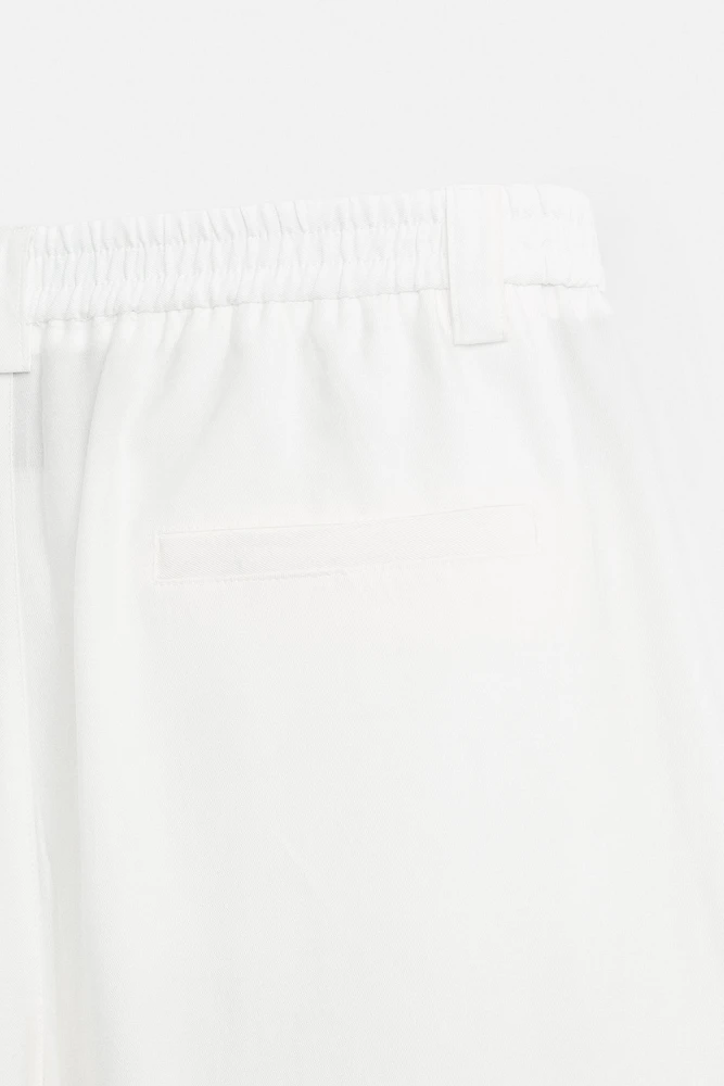 PANTALON PLIS MÉLANGE LYOCELL