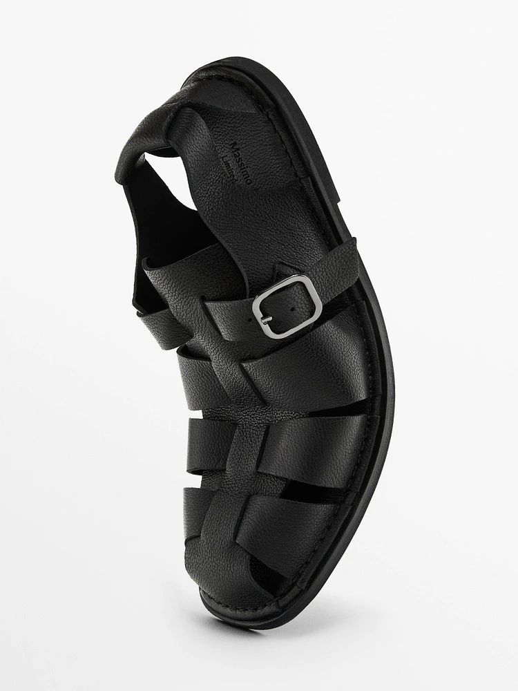 Leather cage sandals - Limited Edition