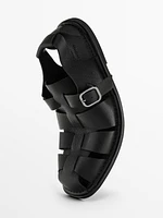 Leather cage sandals - Limited Edition