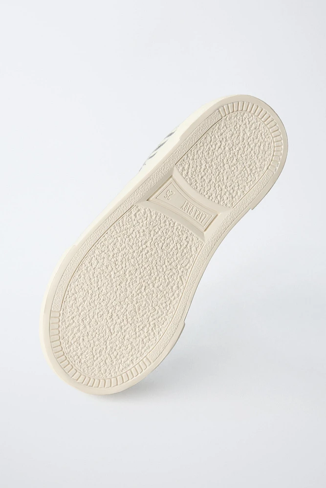 TENNIS EN COTON ANIMAL PRINT