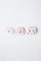 2-6 ANS/ LOT DE TROIS CULOTTES PEPPA PIG ™