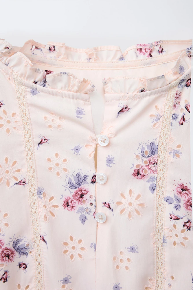 ROBE À FLEURS SCHIFFLY