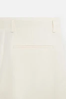 PLEATED SUIT PANTS