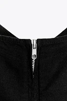 EMBROIDERED TIE TOP