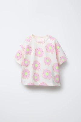 FLORAL PRINT T-SHIRT