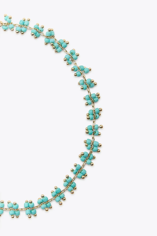 3-PACK OF BEADED ANKLE BRACELETS