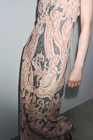 ZW COLLECTION PRINTED SLIP DRESS