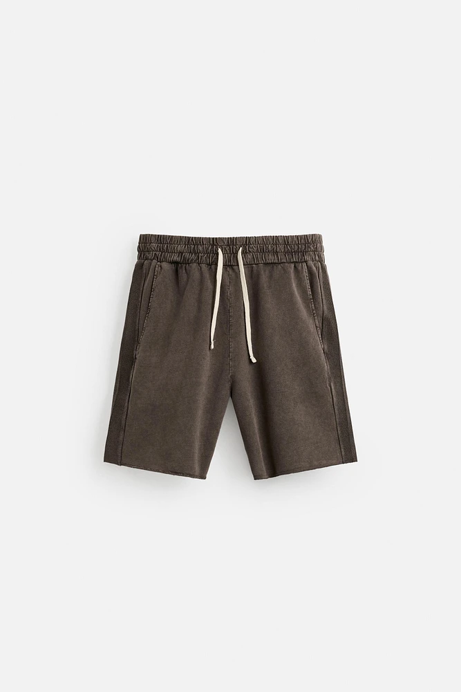 WASHED RELAXED FIT SHORTS