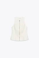 TOP EN DENIM ZIP ZW COLLECTION