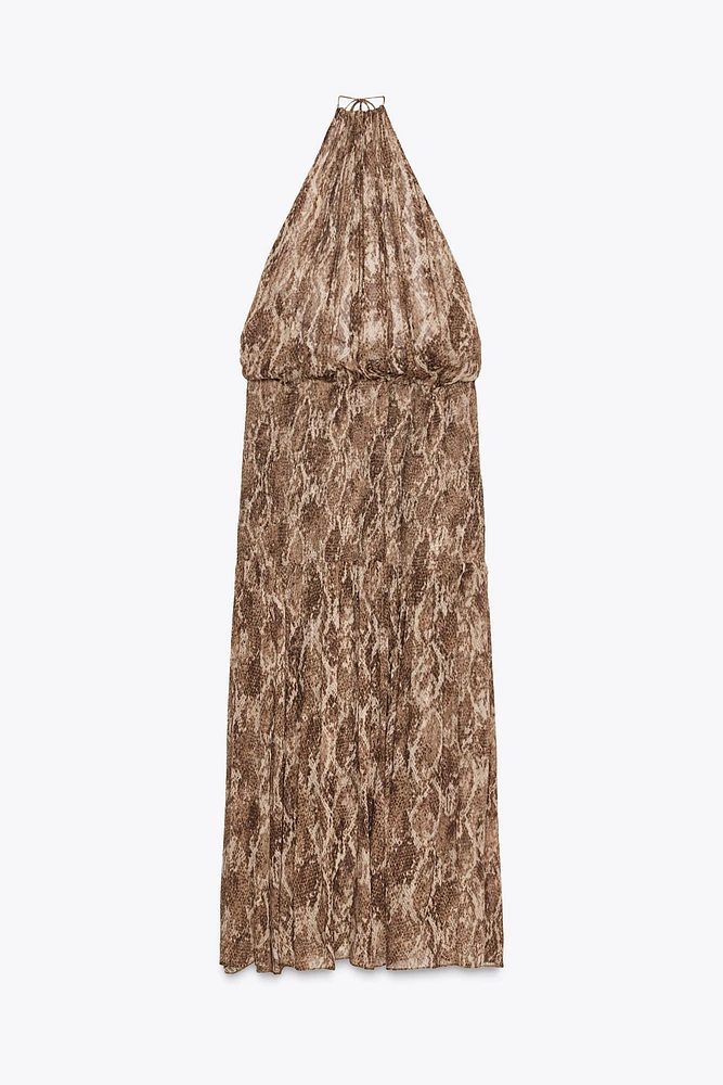 ROBE HALTER ESTAMPÉE ZW COLLECTION