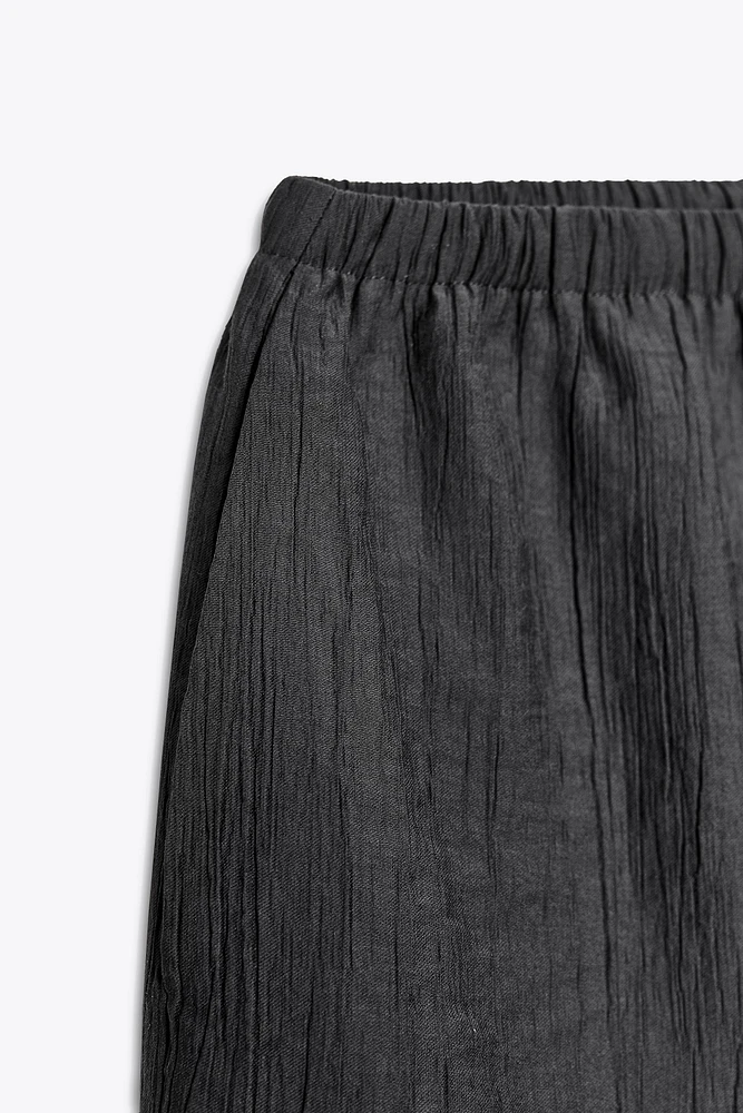 SHORT EFFET PLISSÉ