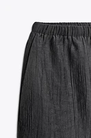 SHORT EFFET PLISSÉ