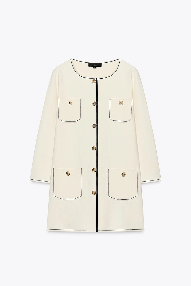 LONG KNIT JACKET