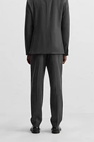 WOOL FLANNEL SUIT PANTS