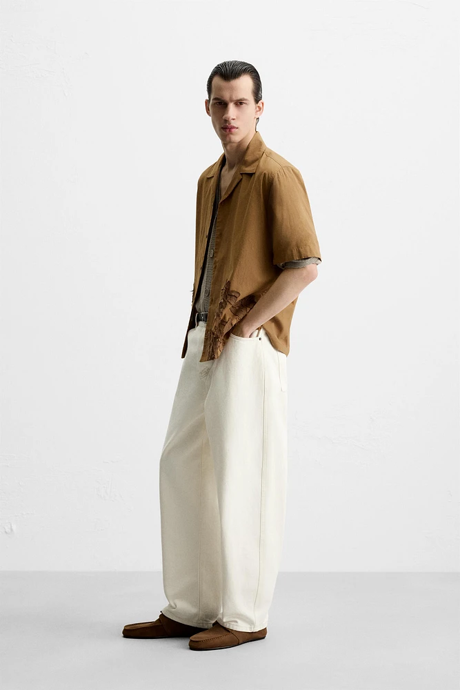 CHEMISE COUPE DÉCONTRACTÉE À RELIEF