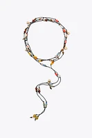 COLLIER LACET MULTIPOSITION FANTAISIE