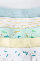 3-6 ANS/ LOT DE CINQ BOXERS REQUINS