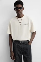 T-SHIRT HEAVY WEIGHT IMPRIMÉ EN MATIÈRES VARIÉES