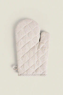 GINGHAM OVEN GLOVE