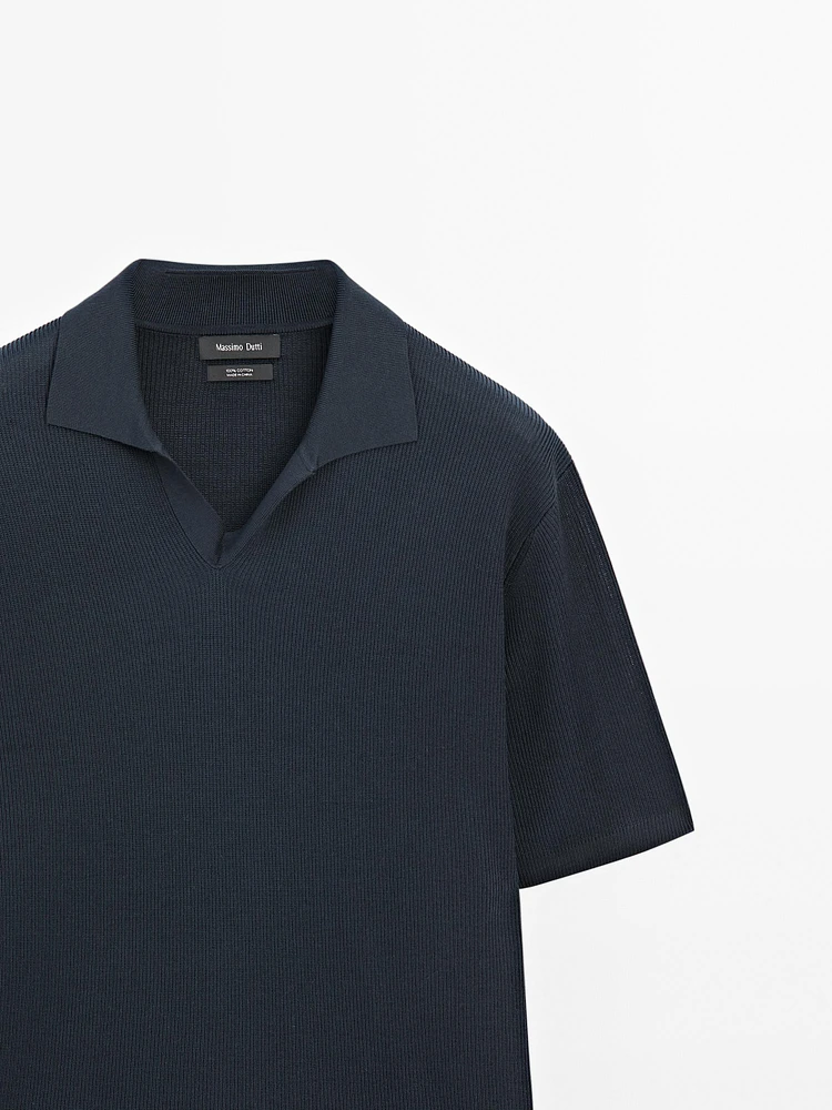 Polo manches courtes en coton mercerisé