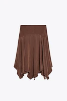 JUPE FLUIDE ASYMÉTRIQUE